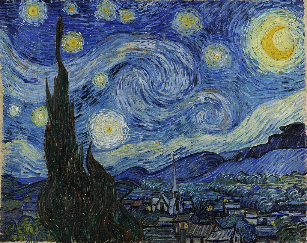 星月夜 – 文森特·梵高