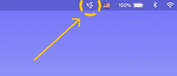 Espanso 在 macOS 菜单栏的图标