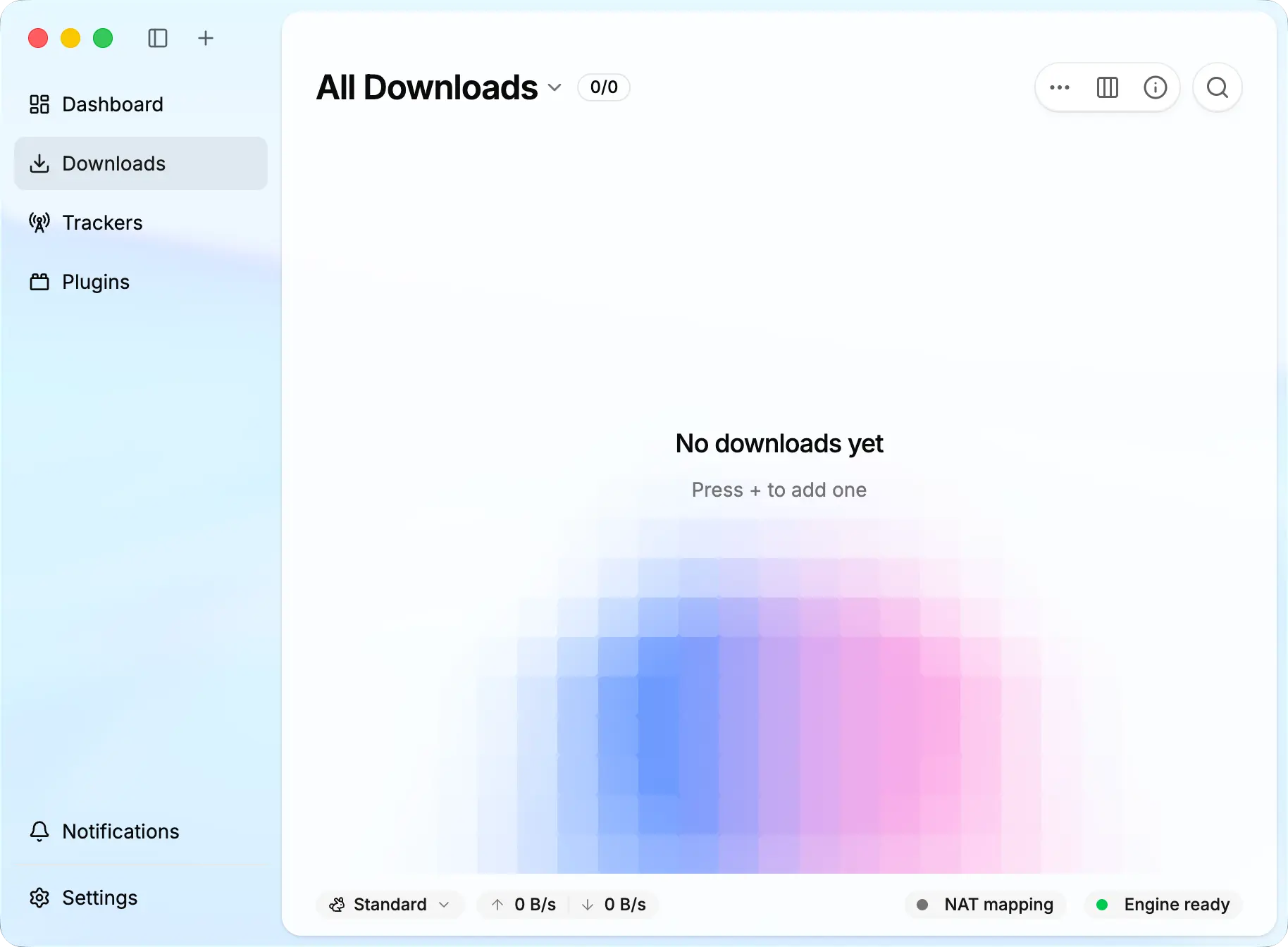 Motrix 下载列表主界面